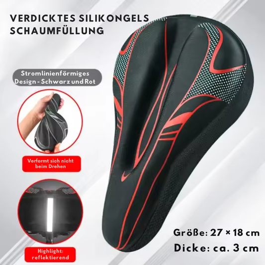 Fahrrad Sattelbezug mit Gelpolster und ergonomischem Design für hohen Sitzkomfort