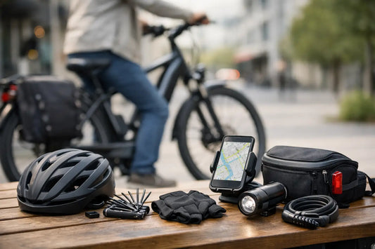 E-Bike-Zubehör im Alltag, das wirklich hilft