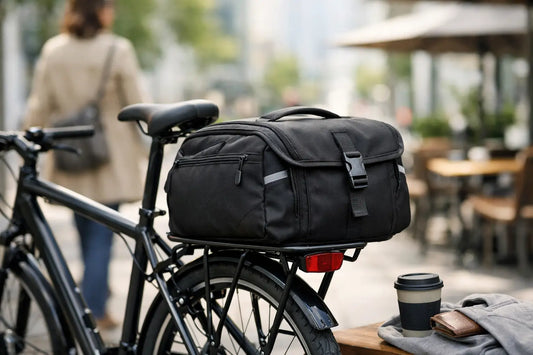 Fahrradtasche für Gepäckträger im Alltag
