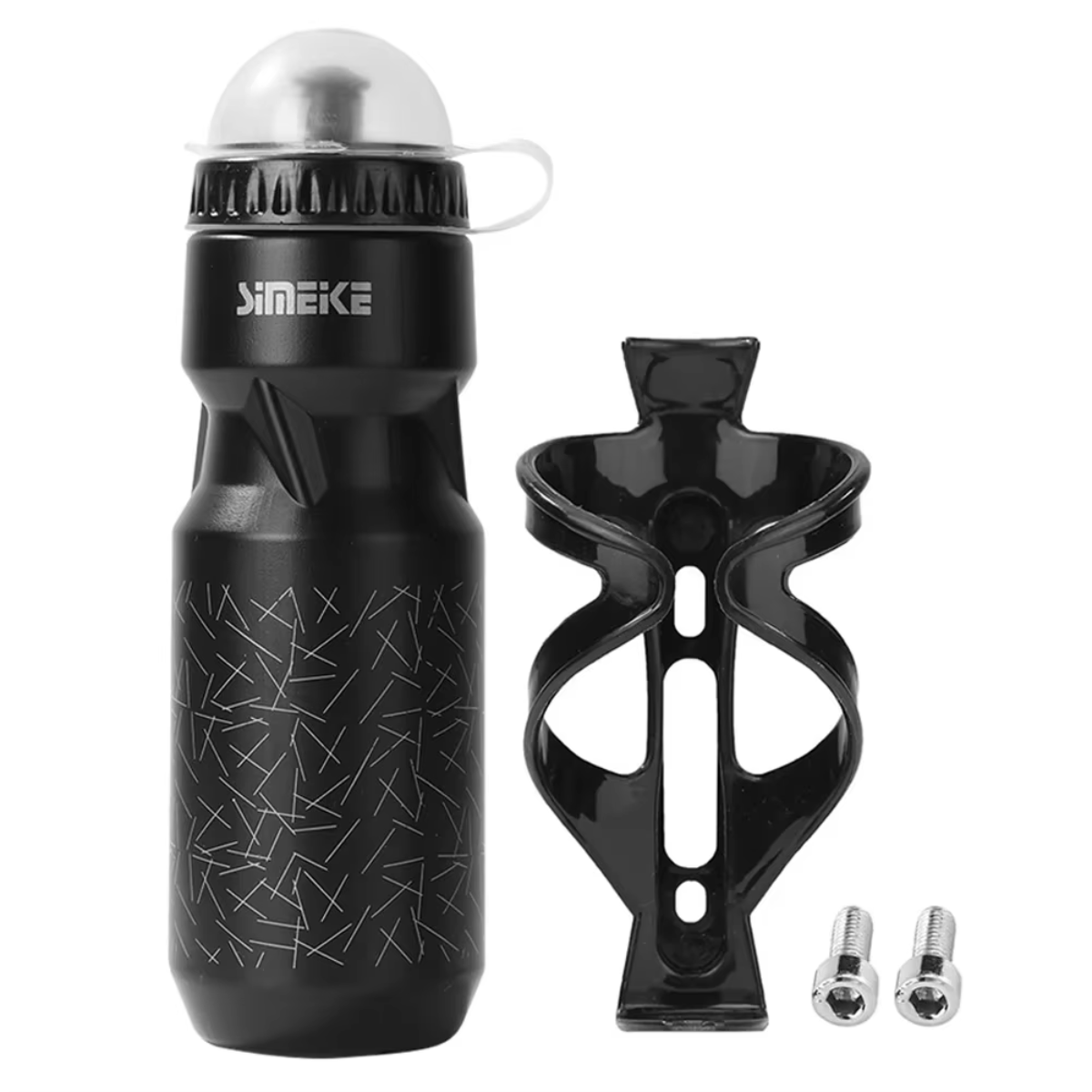  BIKEKE Trinkflasche in schwarz für das Flaschenhalter Set