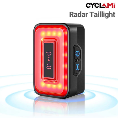 CYCLAMI LED Fahrrad Rücklicht mit hoher Sichtbarkeit für Tag- und Nachtfahrten