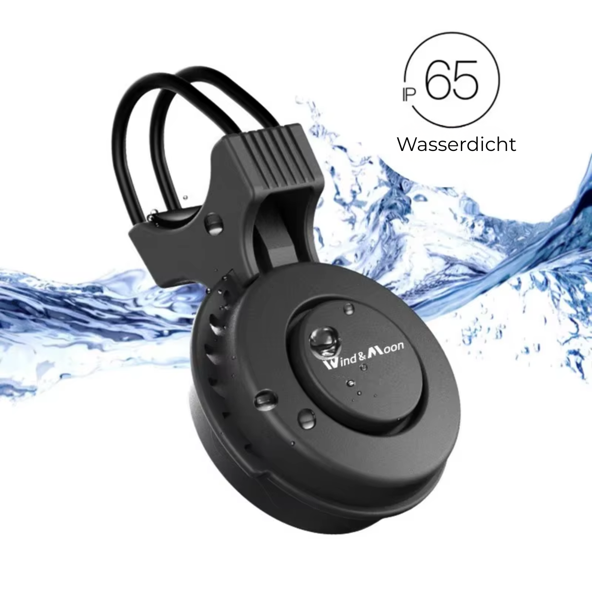 Veltrix Elektrische Fahrradklingel IP65 wasserdicht im Wassertest