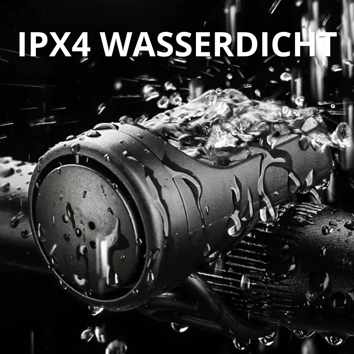 Veltrix Elektrische Fahrradklingel mit IPX4 Schutz, wasserdicht bei Regen