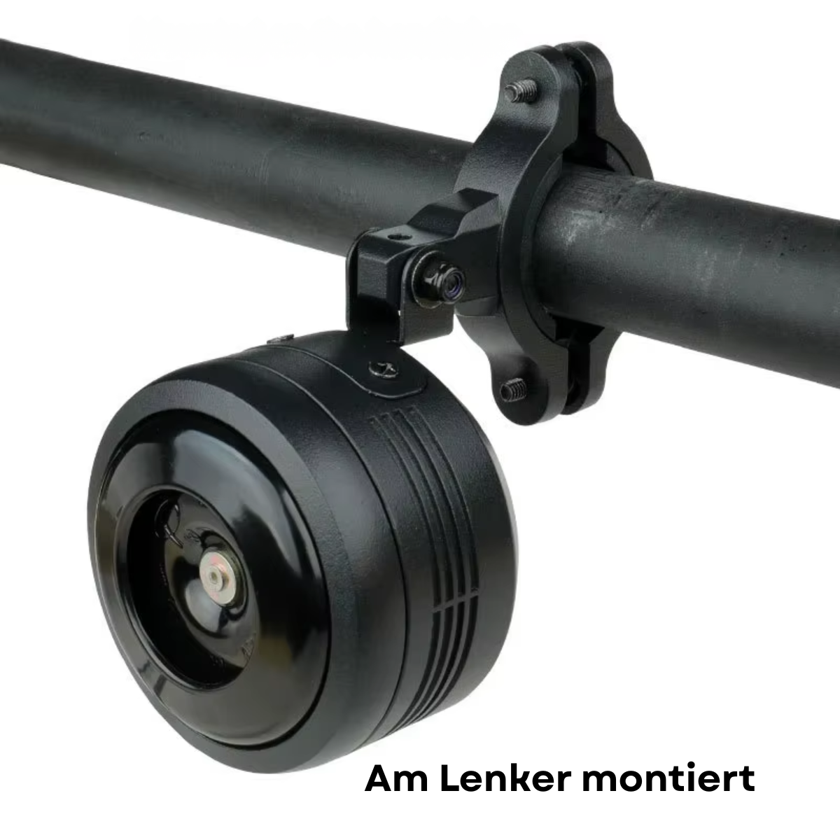 Veltrix Fahrrad Alarmklingel montiert direkt am Fahrradlenker