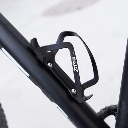  Fahrrad Flaschenhalter Aluminium montiert am Fahrradrahmen