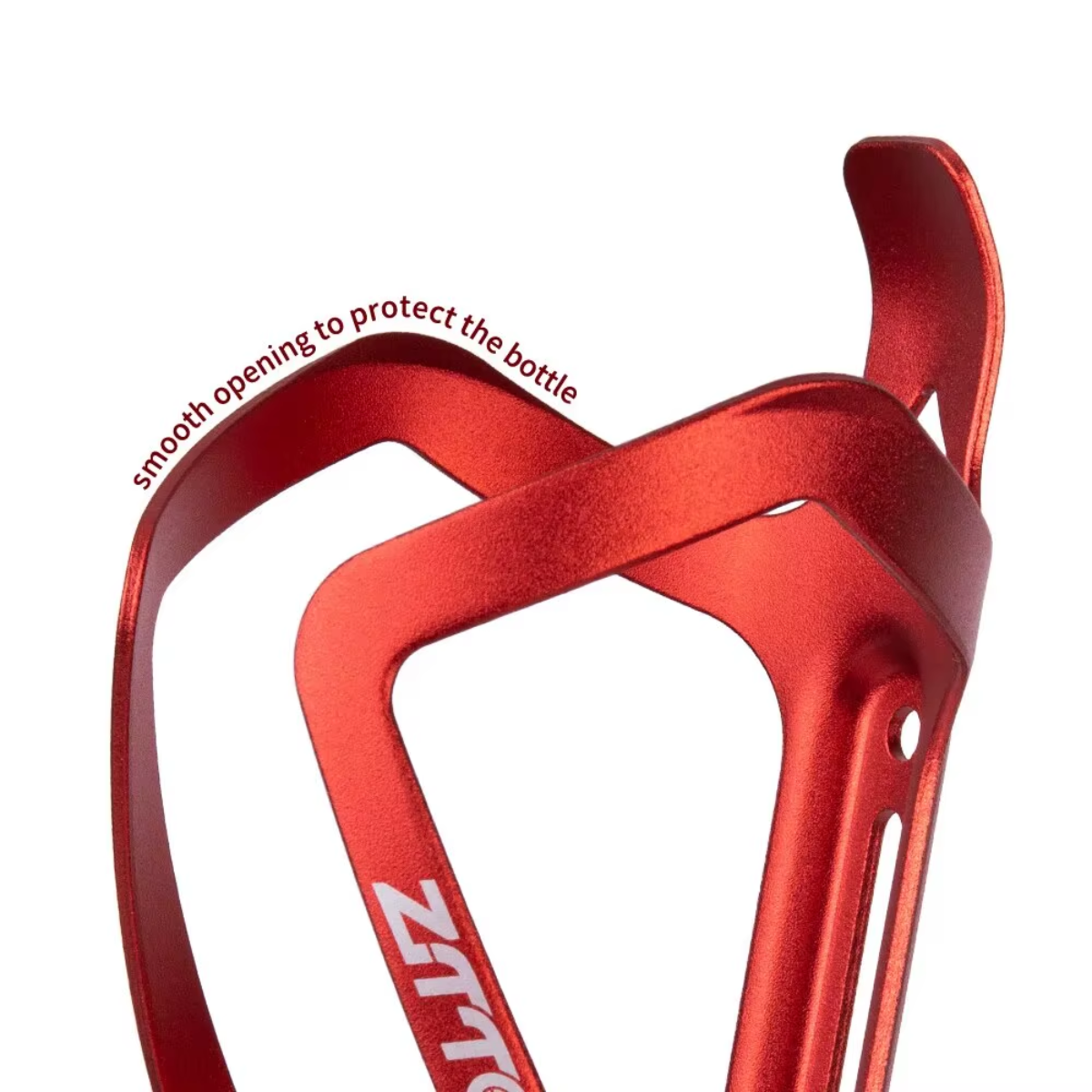 Fahrrad Flaschenhalter Aluminium in rot mit robuster Konstruktion
