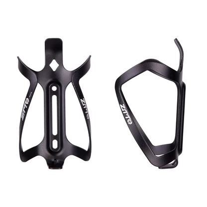  Fahrrad Flaschenhalter Aluminium in schwarz mit robuster Konstruktion