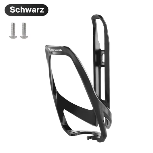Fahrrad Flaschenhalter leicht und robust in schwarz