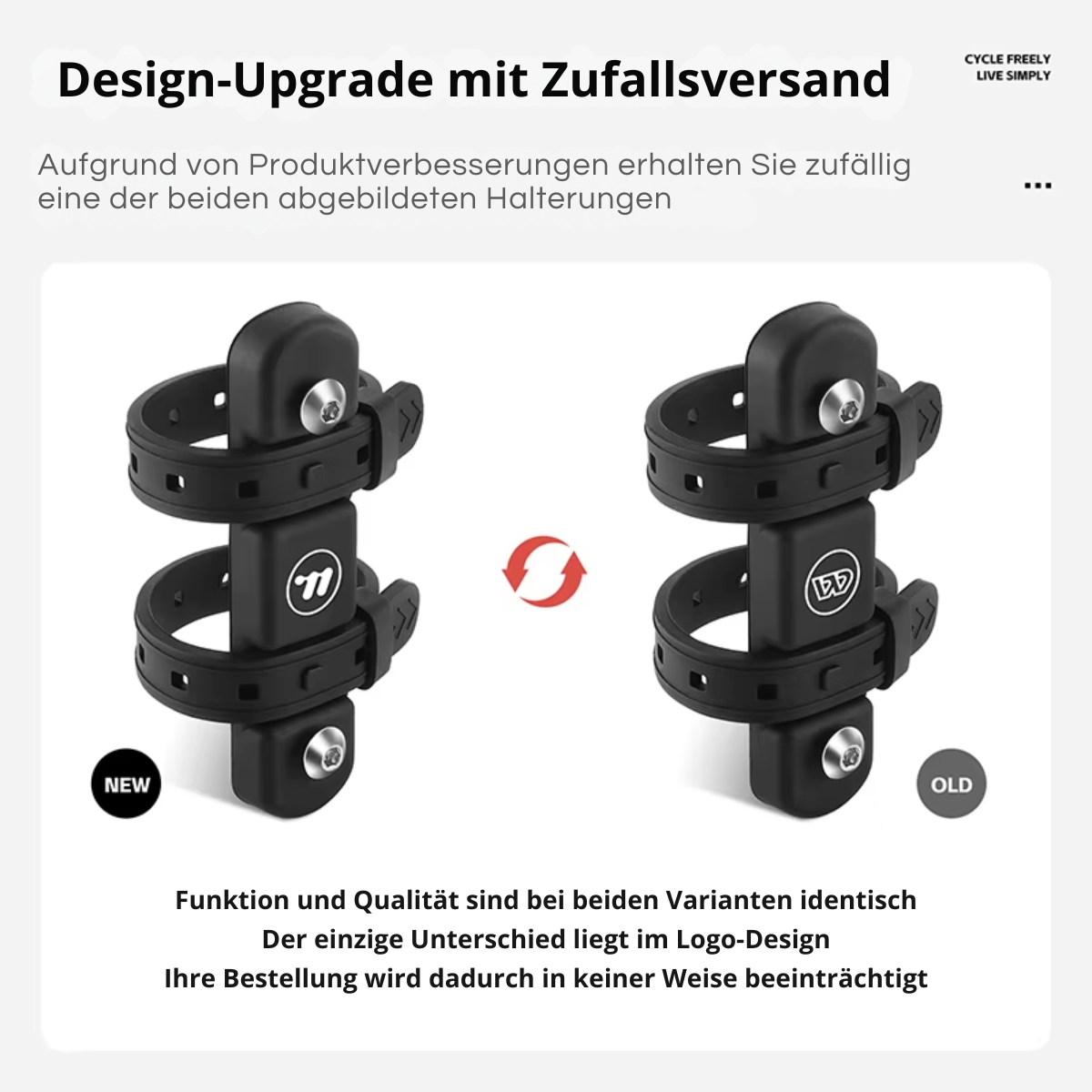 Fahrrad Flaschenhalter mit sicherem Halt ohne Verrutschen