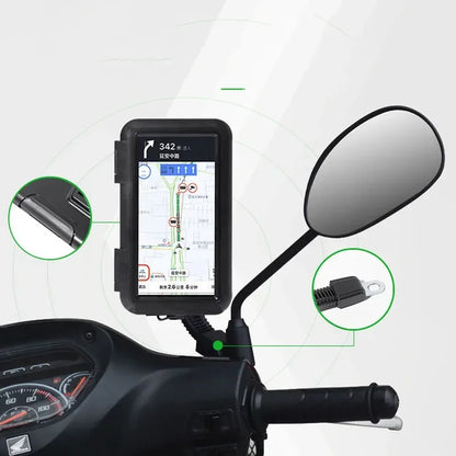 Wasserdichte Fahrrad Handyhalterung für Navigation auf Fahrrad und E-Bike