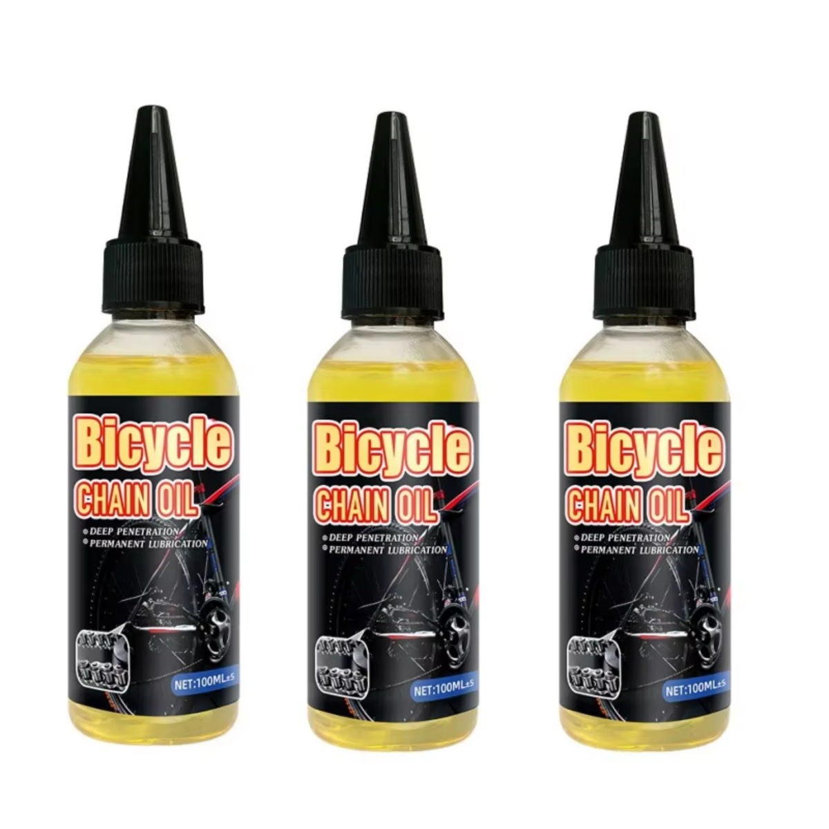 Fahrrad Kettenöl 300ml im praktischen 3er Set