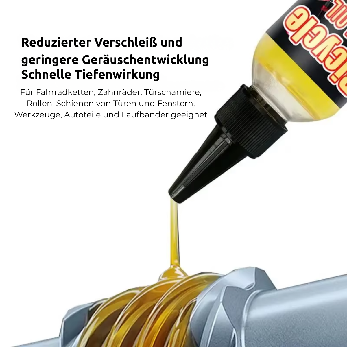 Fahrrad Kettenöl 300ml mit Übersicht der wichtigsten Eigenschaften