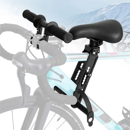 Fahrrad Kindersitz für Frontmontage direkt am Fahrradrahmen montiert