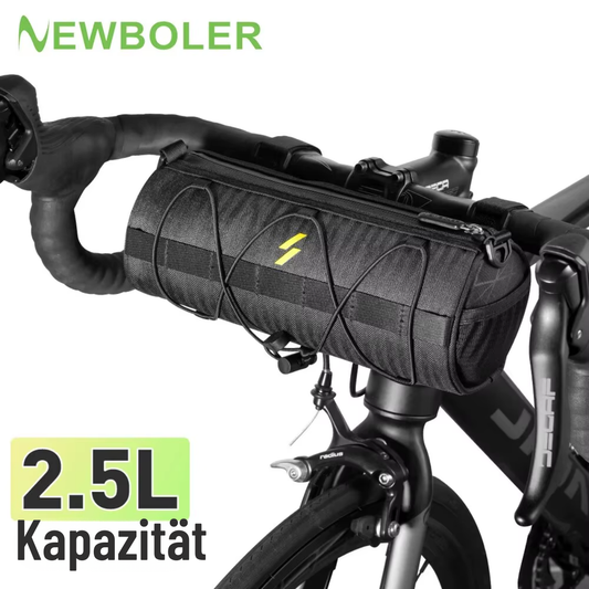 Fahrrad Lenkertasche mit 2,5 Liter Stauraum für Smartphone, Werkzeug und Zubehör
