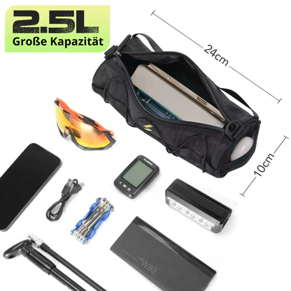 Fahrrad Lenkertasche mit Zubehör für die sichere Montage am Fahrradlenker