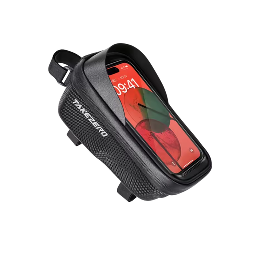 Wasserdichte Fahrrad Oberrohrtasche mit Touchscreen Handyhalter für Navigation und sicheren Halt beim Radfahren