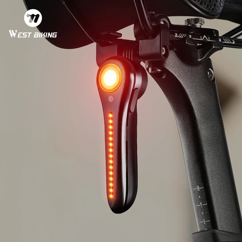 Fahrrad Rücklicht mit intelligentem Lichtsensor zur automatischen Helligkeitsanpassung