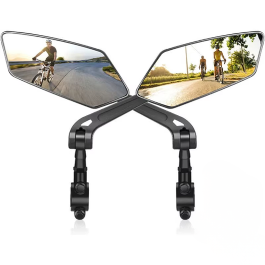 Veltrix Fahrrad Rückspiegel 360° klappbar in der Frontansicht