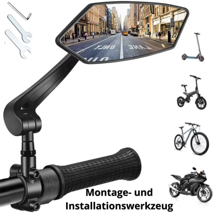 Veltrix Fahrrad Rückspiegel mit Montage- und Installationswerkzeug, Ansicht 2