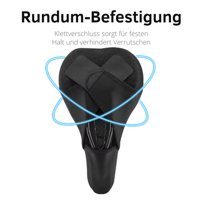 Fahrrad Sattelbezug mit Rundum-Befestigung für sicheren Halt auf dem Sattel