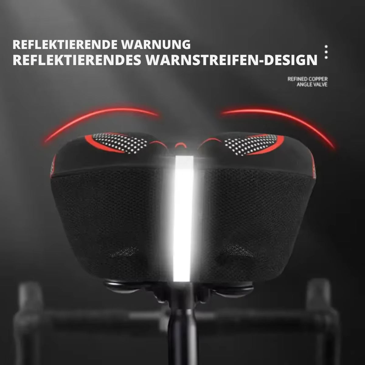 Fahrrad Sattelbezug mit Gelpolster zur Reduzierung von Druck und Erschütterungen