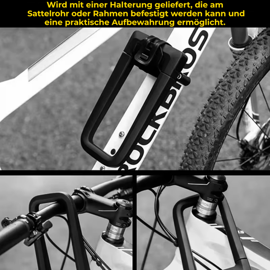 ROCKBROS Fahrrad U-Schloss zur Sicherung eines Fahrrads an einem Fahrradständer