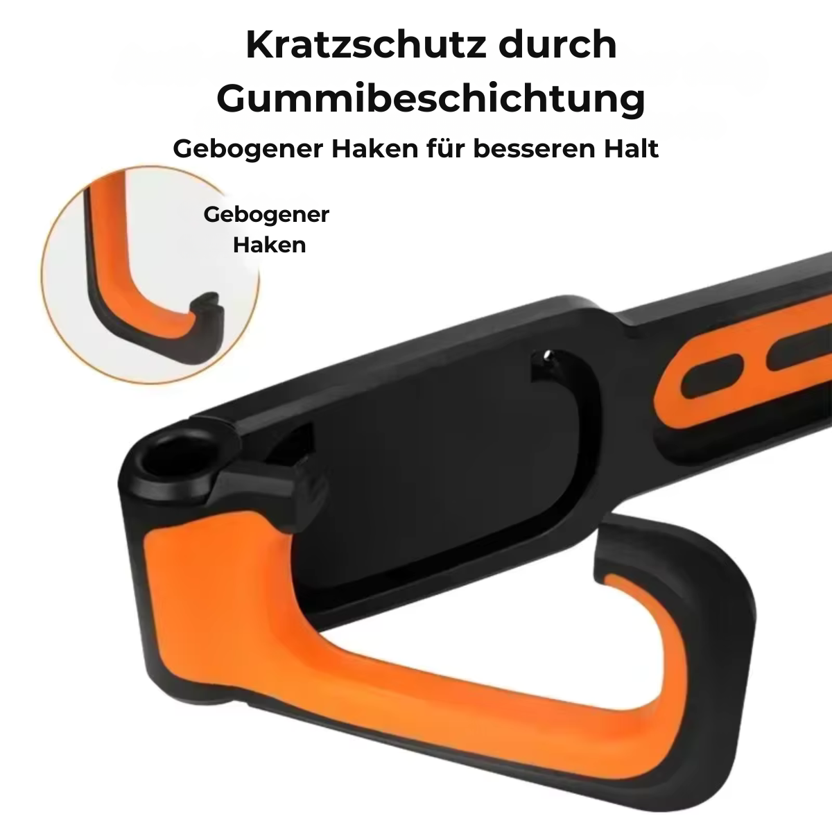 Fahrrad Wandhalterung mit Gummibeschichtung zum Schutz vor Kratzern und für sicheren Halt