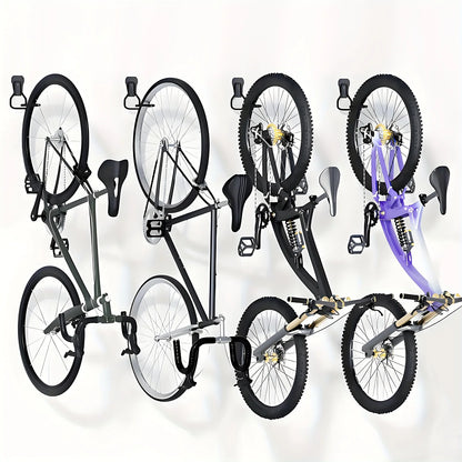 Fahrrad Wandhalterung zur platzsparenden Aufbewahrung mehrerer Fahrräder an der Wand
