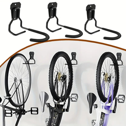 Fahrrad Wandhalterung zur platzsparenden Aufbewahrung von Fahrrädern an der Wand in Garage, Keller oder Wohnung