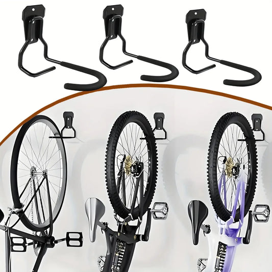 Fahrrad Wandhalterung zur platzsparenden Aufbewahrung von Fahrrädern an der Wand in Garage, Keller oder Wohnung