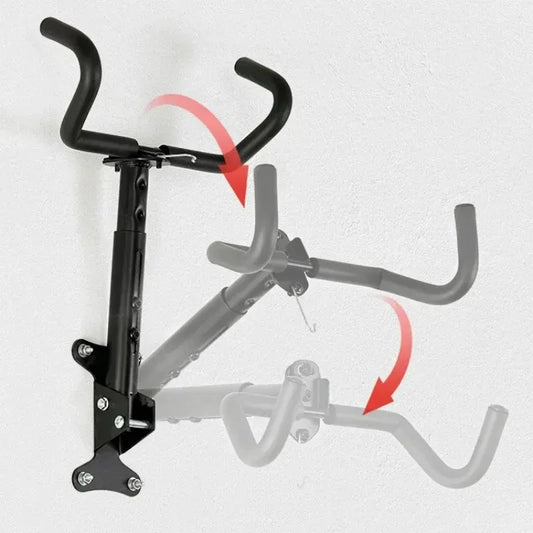 Verstellbare Fahrrad Wandhalterung mit schwenkbarem Winkel für die platzsparende Aufbewahrung von Fahrrädern
