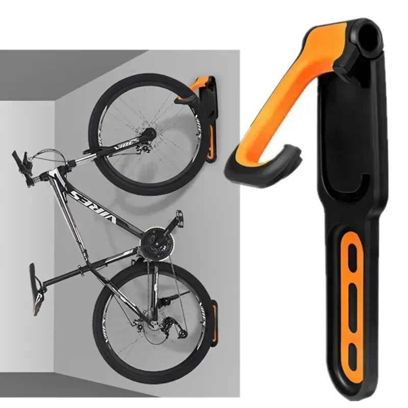 Fahrrad Wandhalterung für die vertikale und platzsparende Aufbewahrung von Fahrrädern an der Wand
