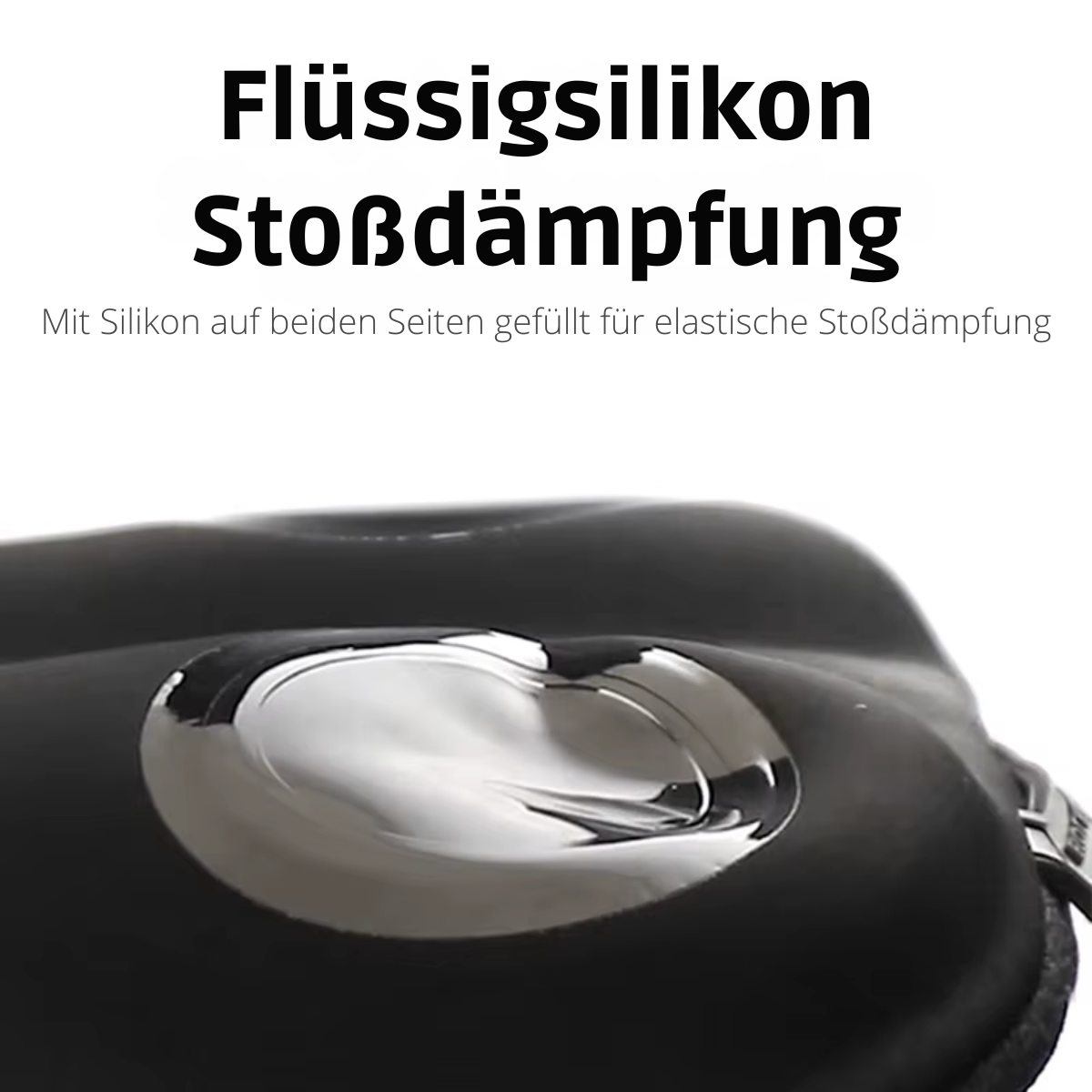 Fahrrad Sattelbezug mit Silikon Stoßdämpfung für mehr Komfort auf unebenen Strecken