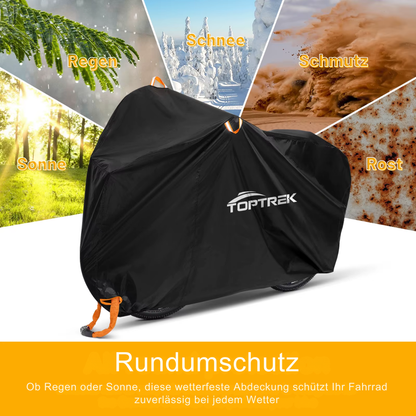 Fahrradabdeckung mit Schutz vor Regen, Sonne, Schnee, Schmutz und Rost