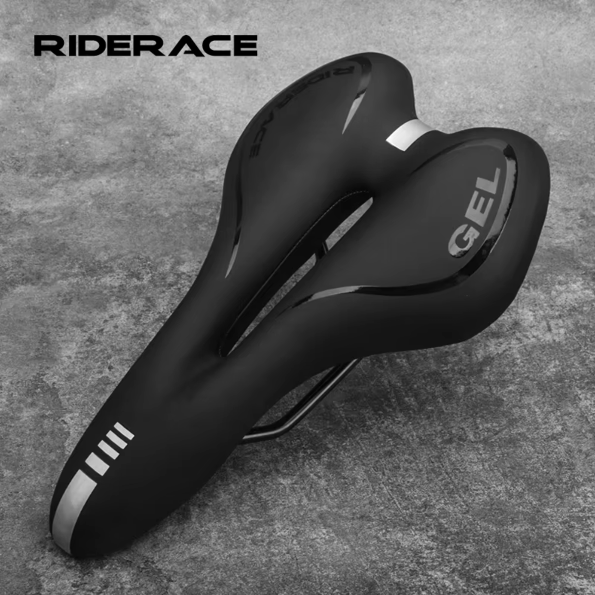 Fahrradsattel mit Gelpolster und ergonomischem Design zur Druckentlastung