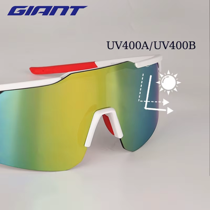 GIANT Fahrradbrille mit verspiegeltem Panoramaglas