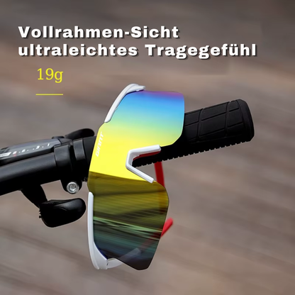 GIANT Fahrradbrille mit Vollrahmen-Sicht und ultraflachem Tragegefühl