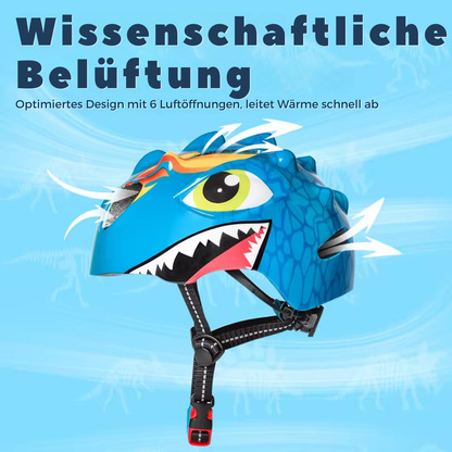 Kinderhelm mit Belüftungssystem für angenehmen Tragekomfort bei jeder Fahrt