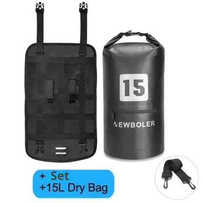 NEWBOLER Fahrrad Lenkertasche Halterung mit 15L Dry Bag Set