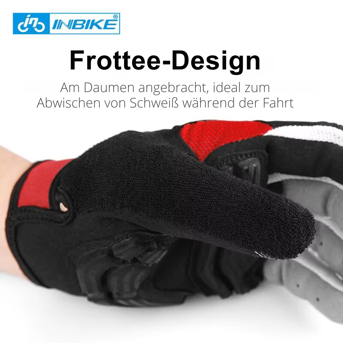 ShieldGrip Fahrradhandschuhe mit touchscreen-kompatiblem Zeigefinger