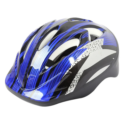 SHUNMAII Fahrrad Kinderhelm in blau in der Seitenansicht