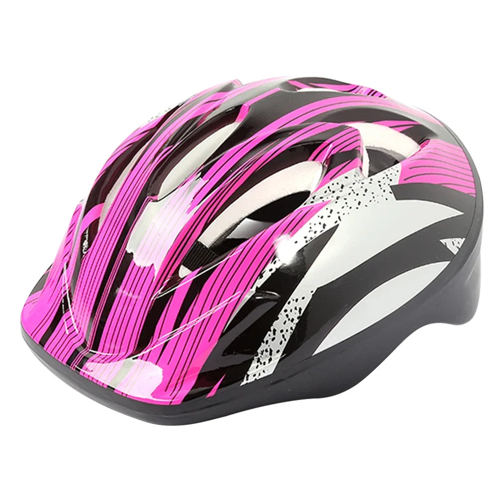 SHUNMAII Fahrrad Kinderhelm in pink in der Frontansicht