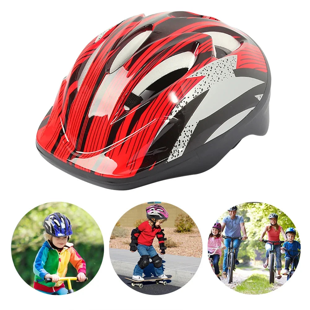 SHUNMAII Fahrrad Kinderhelm in rot in der Seitenansicht