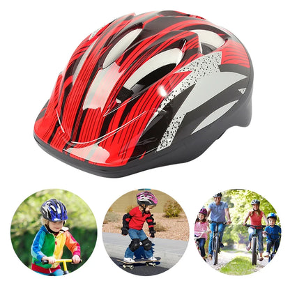 SHUNMAII Fahrrad Kinderhelm in rot in der Seitenansicht