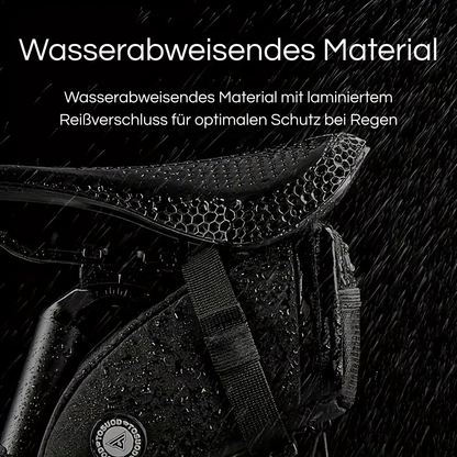 Wasserabweisendes Material der TOSUOD Fahrrad Satteltasche schützt bei Regen