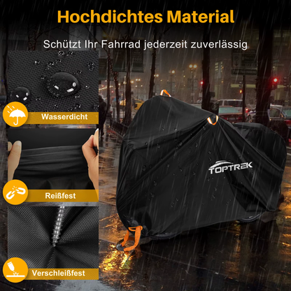 Wasserdichte Fahrradabdeckung aus 210D Oxford-Gewebe mit reißfestem und verschleißfestem Material