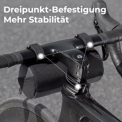 Dreipunkt-Befestigung der WEST BIKING Fahrrad Lenkertasche für mehr Stabilität
