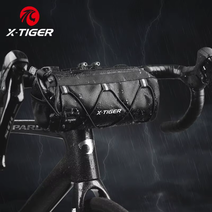 X-TIGER Fahrrad Rahmentasche mit wasserabweisendem Design und Schultergurt